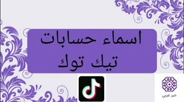 أجمل اسماء حسابات تيك توك جديدة حصرية 2023 Tiktok فخمة